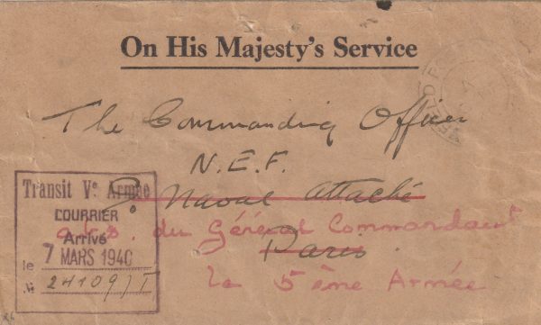 1940 FRANCE…B.E.F…N.E.F. & COVERT OPERATIONS..