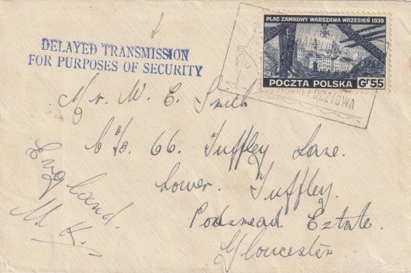 1940 - 1945 POLAND - GB…POLISH FREE FORCES NAVAL MAIL..