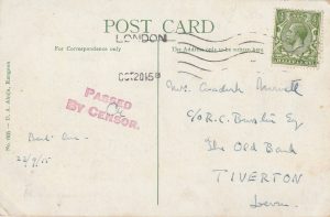 1915  BURMA - GB…HMS DIANA WW1..