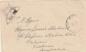 1942 CEYLON - AUSTRALIA…WW2 DIVERTED TO CEYLON..