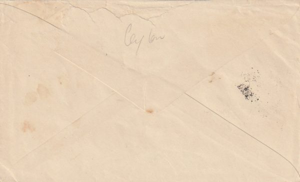 1942 CEYLON - AUSTRALIA…WW2 DIVERTED TO CEYLON.. [23037] - Image 2
