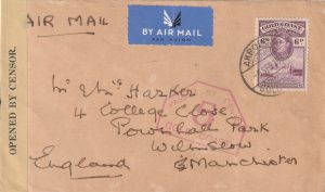 1939 GOLD COAST - GB..EARLY WW2 CENSORED..