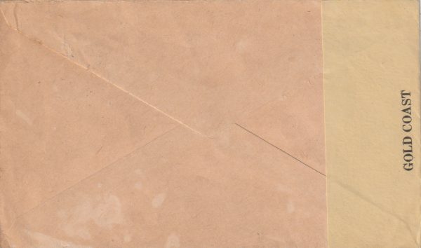 1939 GOLD COAST - GB..EARLY WW2 CENSORED.. [23040] - Image 2