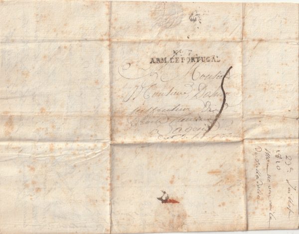 1810 PORTUGAL..PENINSULA WAR No 7 ARMEE DE PORTUGAL..