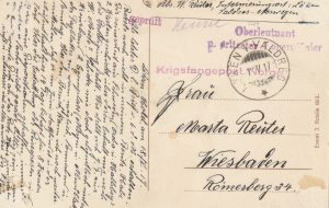 1917  NORWAY - GERMANY..WW1 GERMAN INTERNEE..