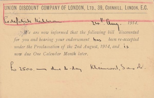 1914  GB - GERMANY..UNDELIVERABLE R.L.S. LONDON.. [23061] - Image 2
