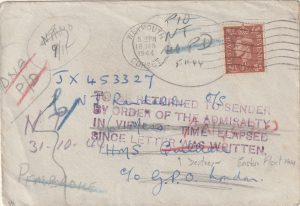 1944 GB - CEYLON (INDIAN OCEAN / EASTERN FLEET..