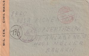 1945 GERMANY..D.P. CAMP to D.P. CAMP..