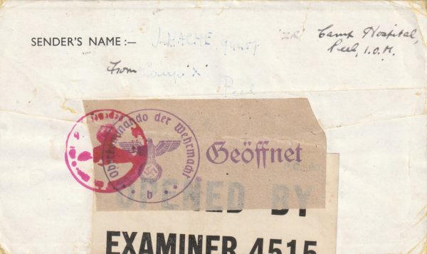 1944 GB (ISLE of MAN) - BELGIUM.. CIVIL INTERNEE CAMP X HOSPITAL.. [23086] - Image 2