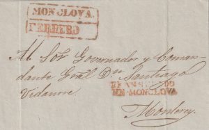 1858 MEXICO…MONCLOVA to  MONTEREY…