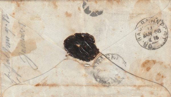 1867 USA - SWITZERLAND..TRANS ATLANTIC MAIL.. [23092] - Image 2