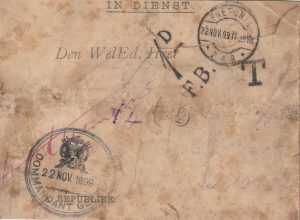 1899 SOUTH AFRICA (PRETORIA) - GB..POW HELD BY BOERS..