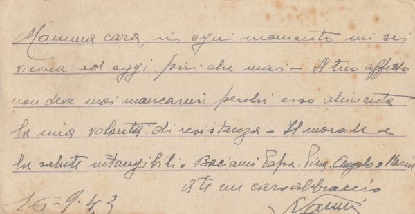 19EAST AFRICA (KENYA) - ITALY...WW2 DECAPITATED CAPURED ITALIAN STATIONARY USED FOR POW MAIL.. [23100] - Image 2
