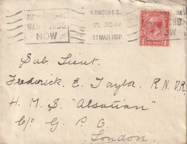 1918  GB..HMS ALSATION in FAROE Is. & ICELAND..
