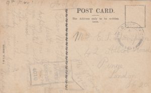1919 GERMANY - GB…REURNING on RED X BOAT..