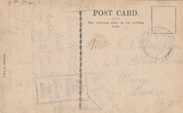 1919 GERMANY - GB…REURNING on RED X BOAT..