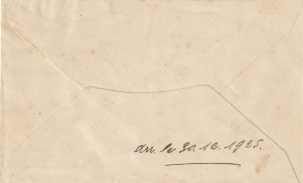 1925 FRENCH COLONIES (MOROCCO) - LUXEMBURG..MINIATURE ENVELOPE.. [23122] - Image 2