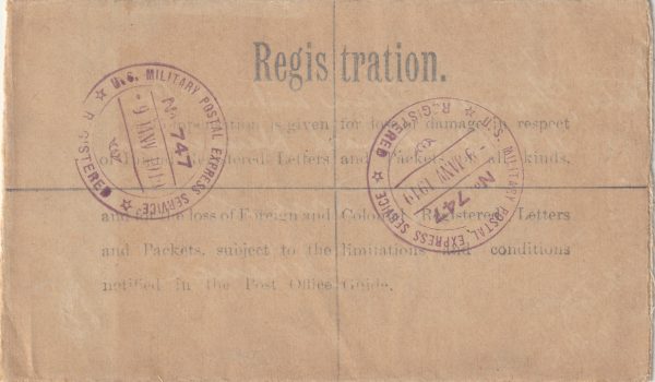 1919 FRANCE…US A.E.F. FORCES REGISTERED [23123] - Image 2