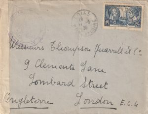 1939  FRANCE - GB..EARLY WW2 CENSORSHIP..