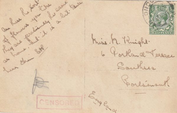1917  FALKLAND Is. - GB..HMS LANCASTER..