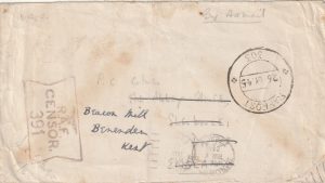 1945 BURMA - GB…RAFPOST 303 RAMREE ISLAND..