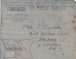 1945 BURMA - GB..RAF CENSOR 50 (R 17)…