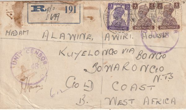 1944 BURMA - GOLD COAST..81st WEST AFRICAN DIVISION