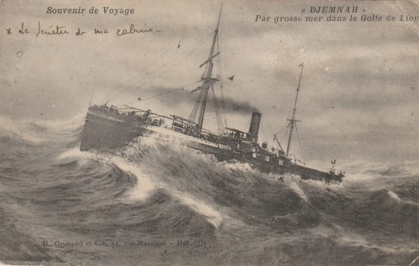 1915 GREECE (MUDROS) - FRANCE..S.S. DJEMNAH.. [23141] - Image 2
