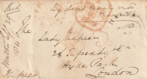 1846 MALTA - GB…TO LADY NAPIER from LORD NAPIER..