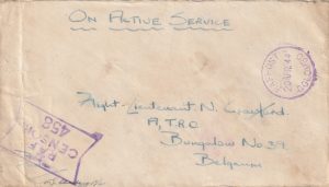 1944 CEYLON - INDIA..RAFPOST COLOMBO..