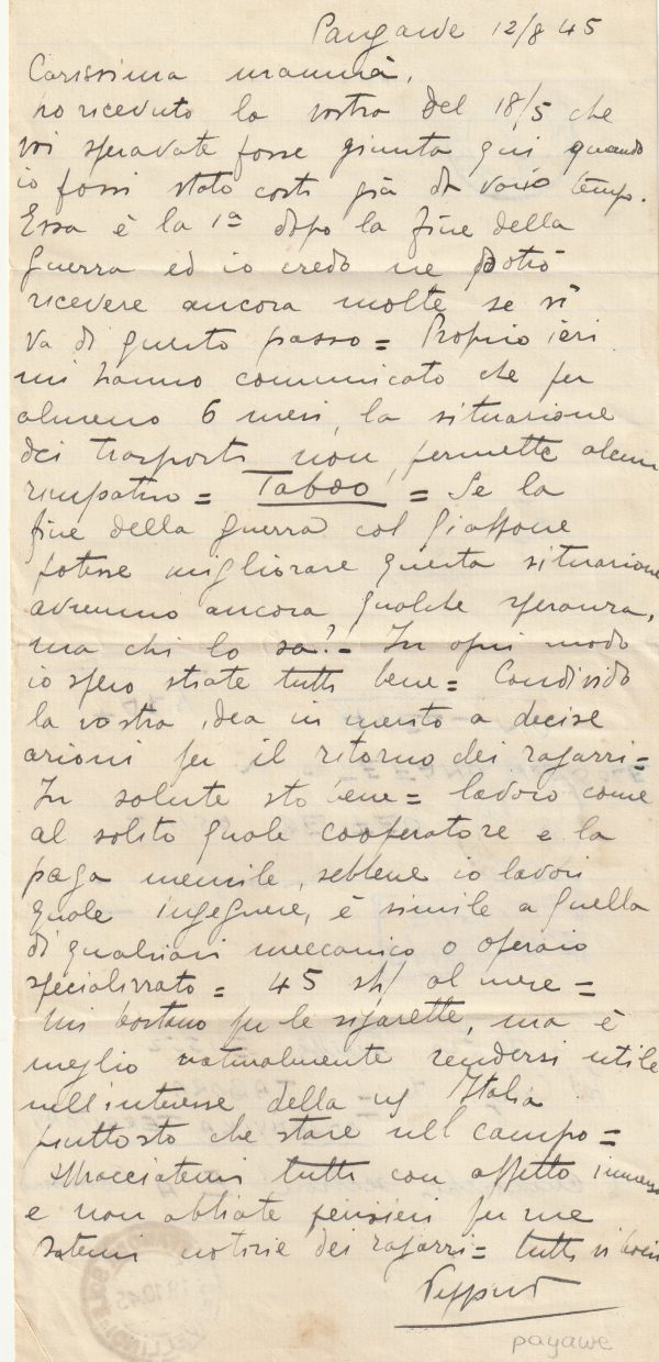 1945 TANGANYIKA - ITALY…POLISH EVACUEE CAMP [23158] - Image 2