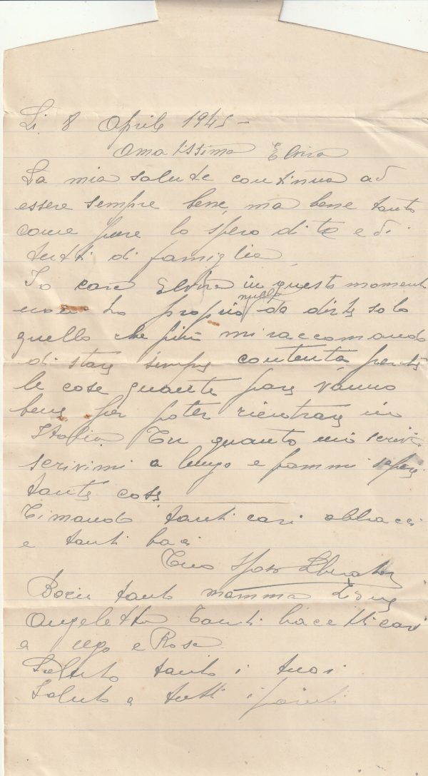 1945  INDIA - ITALY…CAMP BAIRAGARTH / BHOPAL.. [23159] - Image 2