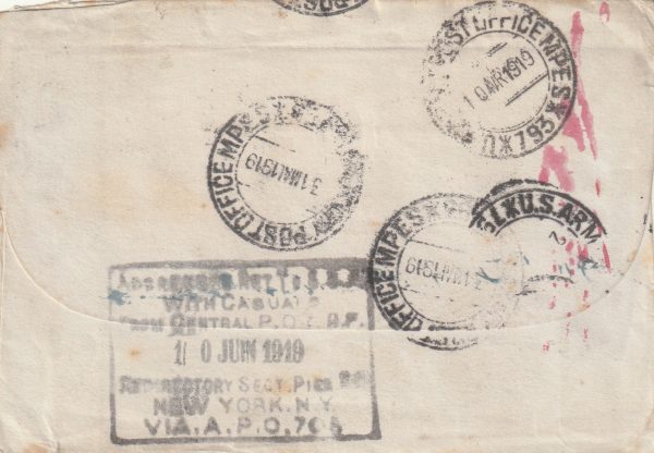 1919 G.B. - FRANCE…US A.E.F. AUXILLERY MARKS [23160] - Image 2