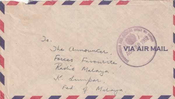 1962 BELGIAN CONGO - MALAYA…M.S.F