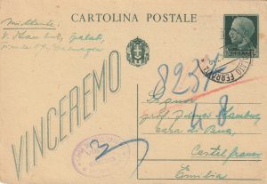 1943 ITALY…OCCUPATION OF DALMATIA  to POW..