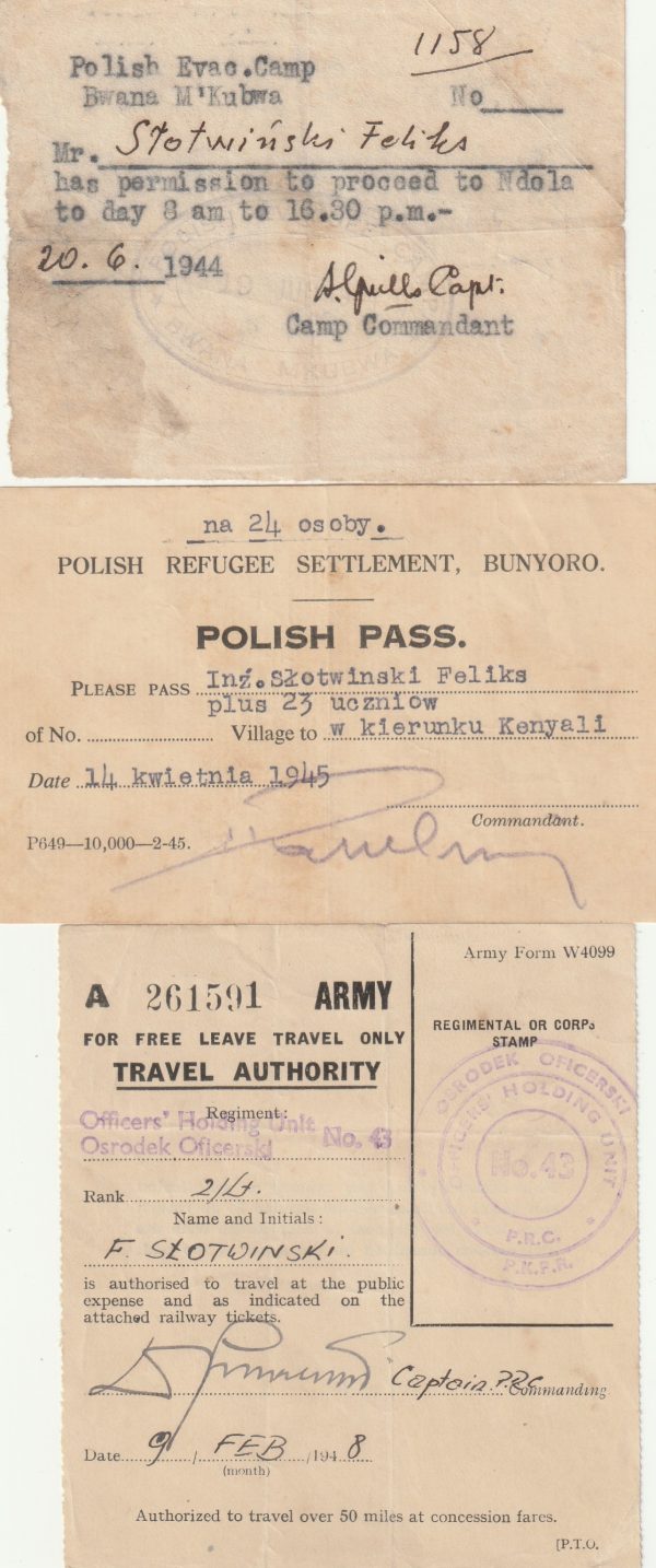 1944-48 KENYA..POLISH EVACUATION CAMPS.