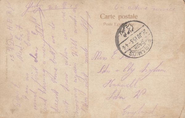 1915  EGYPT - GB..15th Div H.B.R.G.A.