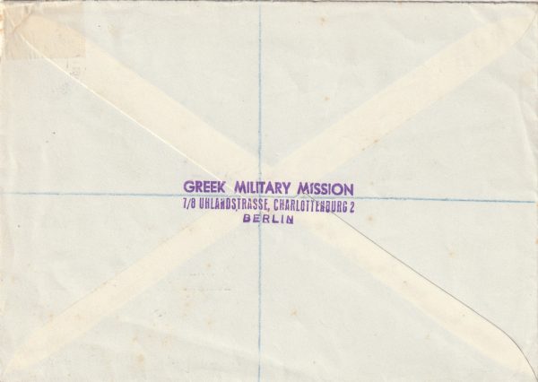 1956 GERMANY - GB..GREEK MILITARY MISSION to BERLIN.. [23203] - Image 2