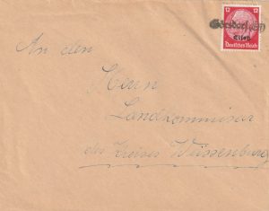 1940 - 44 GERMANY…OCCUPATION ALSACE & LORRAINE..