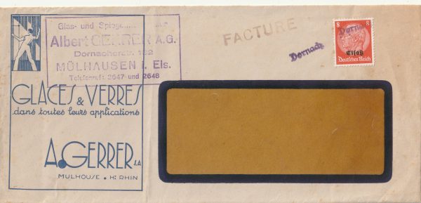 1940-44 GERMANY…OCCUPATION ALSACE & LORRAINE..