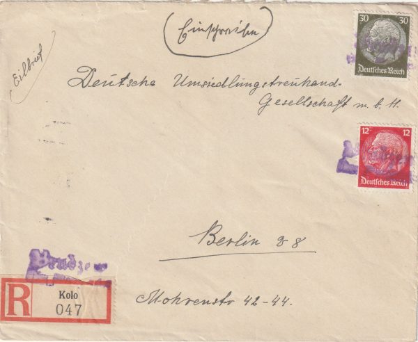 1940 POLAND - GERMANY..WARTHELAND REGION of OCCUPIED POLAND..
