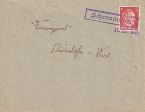1941  FRANCE …GERMAN OCCUPATION LORRAINE REGION..