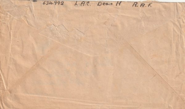 1941 SIERRA LEONE- - GB…CENSORED TO RAF FILTON.. [23227] - Image 2