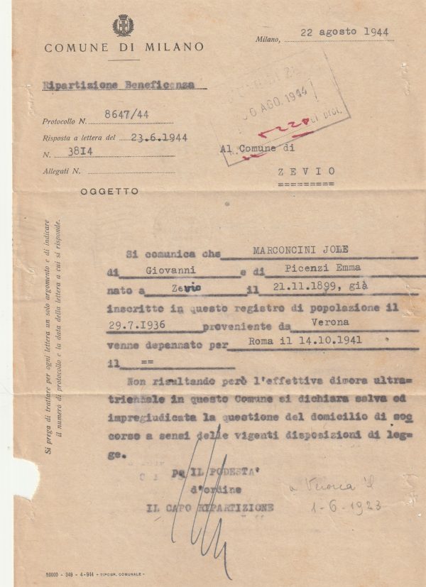 1944 ITALY…ITALIAN SOCIAL REPUBLIC.. [23229] - Image 2