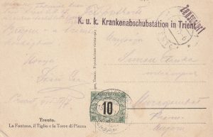 1915  AUSTRIA - HUNGARY..HOSPITAL & TAXED..