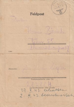 1943 NORWAY…GERMAN OCCUP. ORG. TODT..