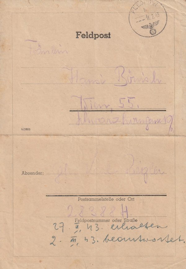 1943 NORWAY…GERMAN OCCUP. ORG. TODT..