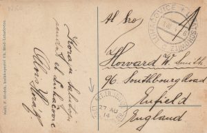 1914 AUSTRIA - GB..WW1 RETURNED MAIL..