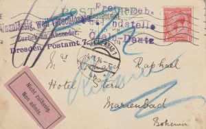 1914 GB - BOHEMIA..UNDELIVERABLE WARTIME MAIL..