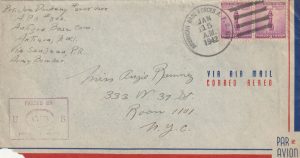 1942 ANTIGUA - USA - US FORCES APO 806..